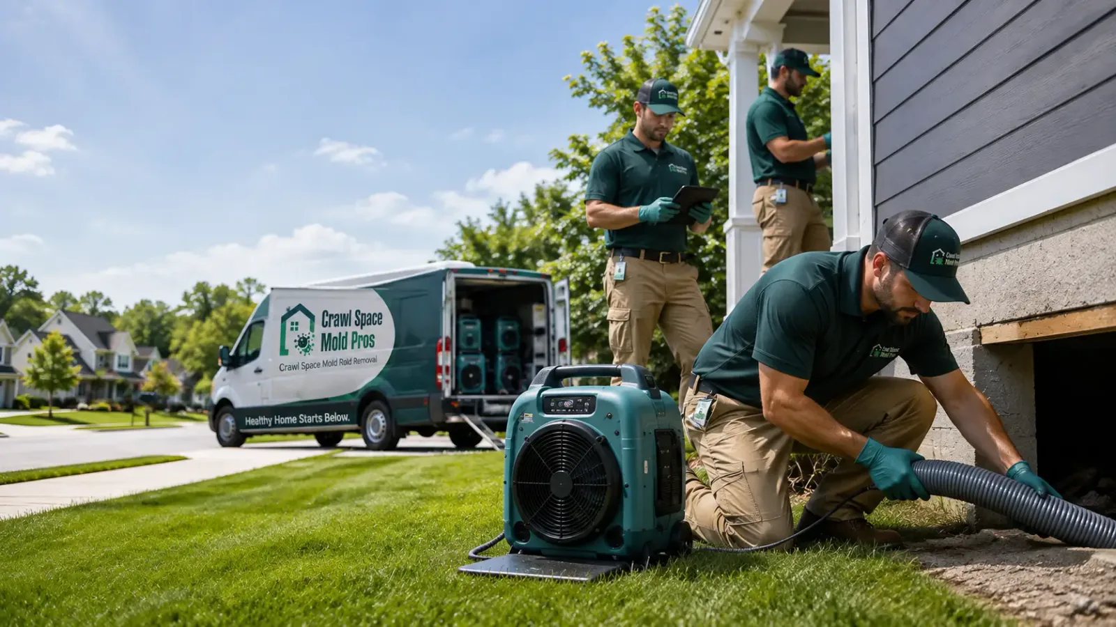 Crawl Space Mold Removal in Gilbertville, IA